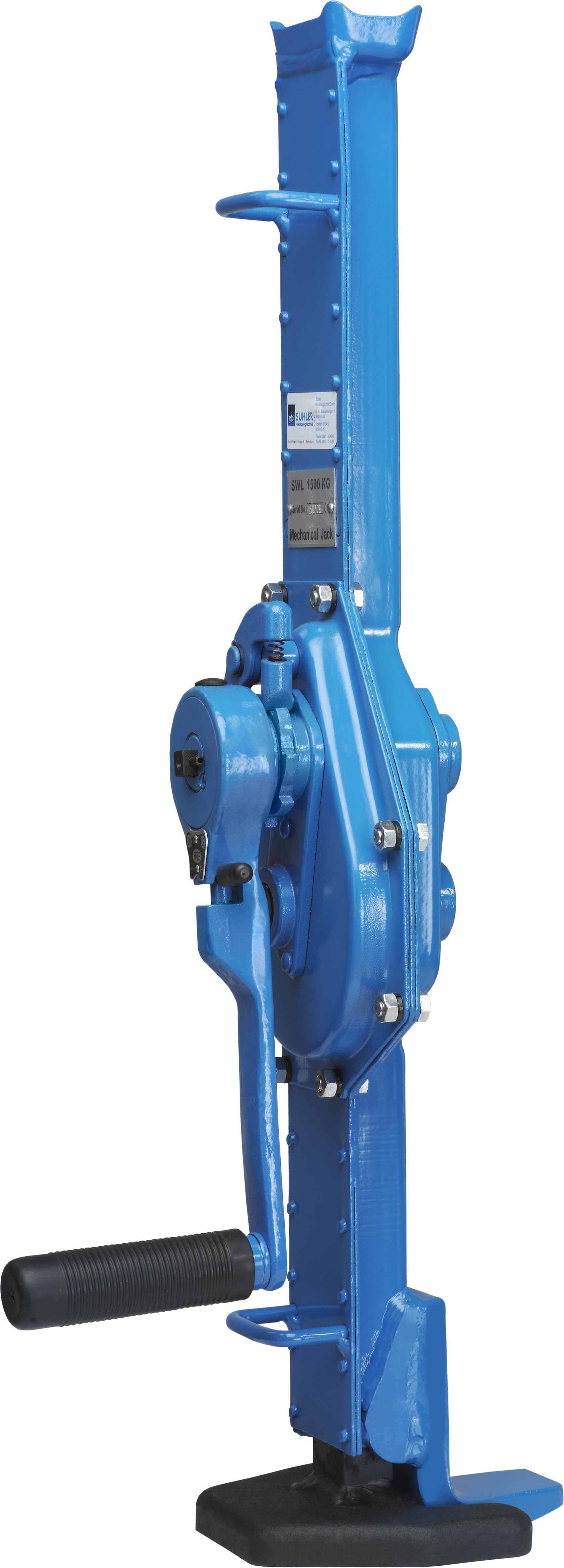 Stahlwinde mit Ratschenkurbel - Zahnstangenwinde, Stockwinde